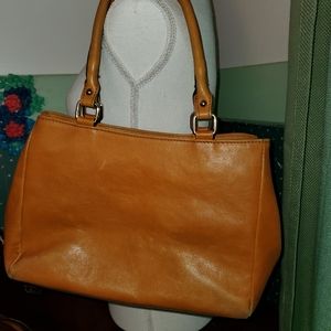 DIVINA FIRENZE GUC LEATHER SATCHEL BAG *